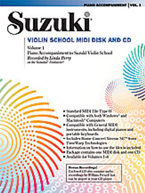 Suzuki Violin School MIDI Disk Acc./CD-ROM, Volume 1 [Alf:00-30020]