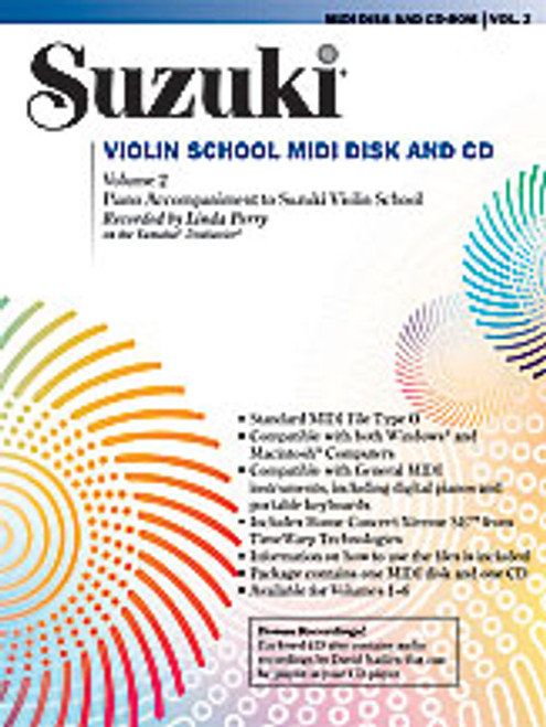 Suzuki Violin School MIDI Disk Acc./CD-ROM, Volume 2 [Alf:00-30101]