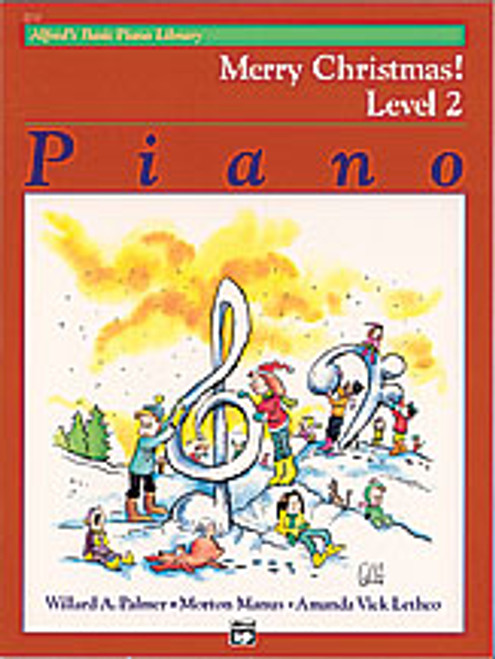 Alfred's Basic Piano Course: Merry Christmas! Book 2 [Alf:00-2212]