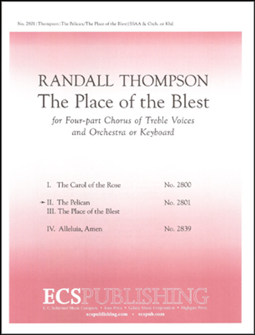Thompson, The Pelican (No. 2) & Place of the Blest (No. 3) (from "The Place of the Blest") [ECS:2801]