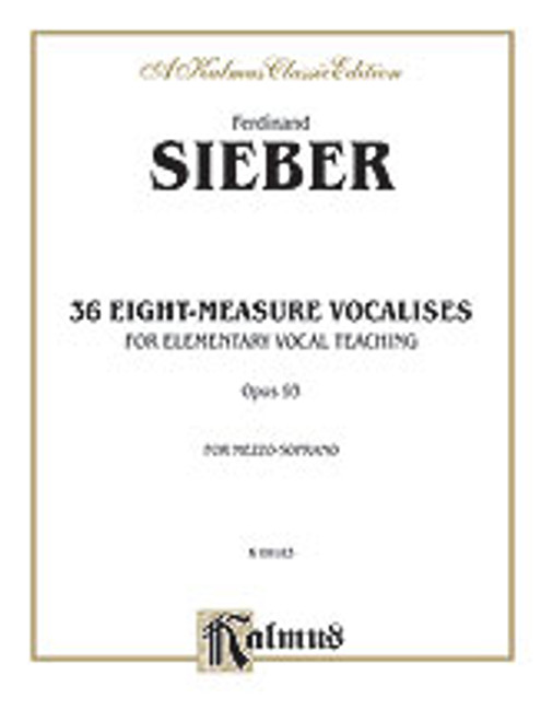 Sieber, 36 Eight-Measure Vocalises for Elementary Teaching  [Alf:00-K09183]