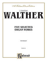 Five Selected Organ Works [Alf:00-K04118]
