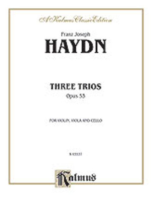 Haydn, Three Trios, Op. 53 [Alf:00-K03537]