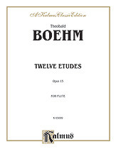 Twelve Studies, Opus 15 for Flute Solo [Alf:00-K03099]