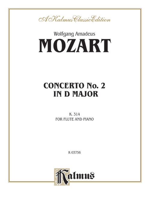 Flute Concerto No. 2 in D Major, K. 314 [Alf:00-K03756]
