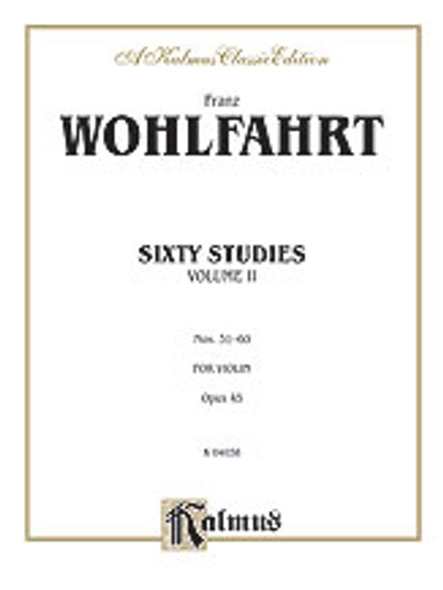 Wohlfahrt, Sixty Studies, Op. 45, Volume II (Nos. 31-60) [Alf:00-K04038]