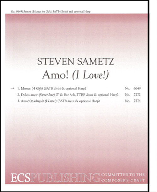 Sametz, Munus (A Gift) (No. 1 from "Amo!") [ECS:6649]