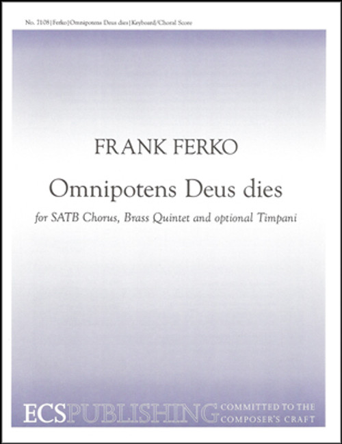 Ferko, Omnipotens Deus dies (Keyboard/choral score) [ECS:7108]