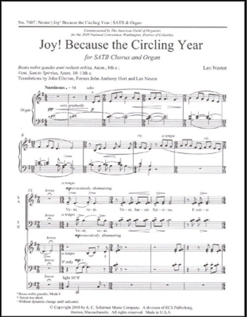 Nestor, Joy! Because the Circling Year [ECS:7607]