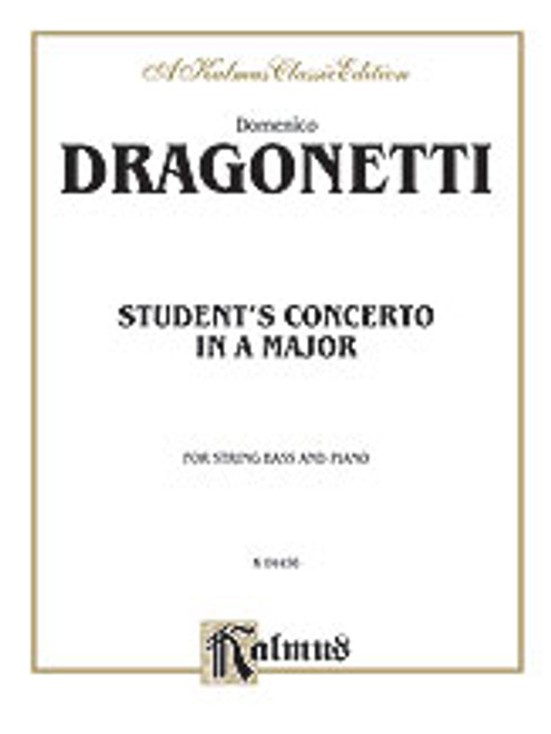 Student's Concerto in A Major [Alf:00-K04456]