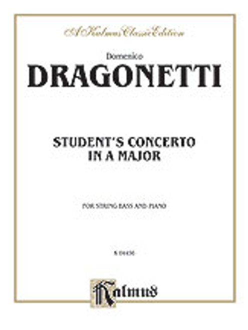 Dragonetti, Student's Concerto in A Major [Alf:00-K04456]