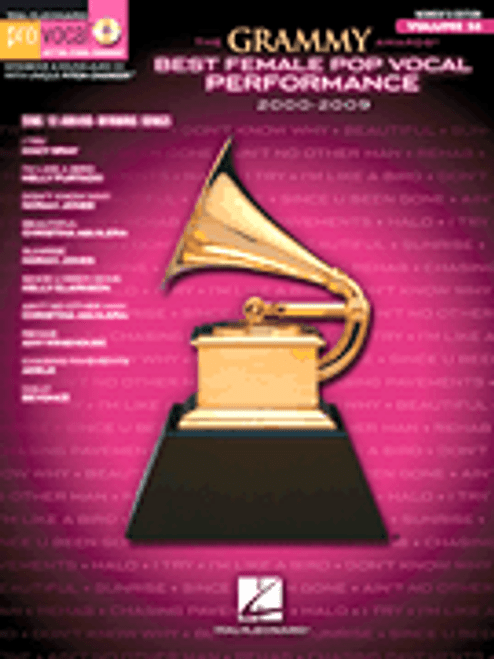 Grammy Awards Best Female Pop Vocal Performance 2000-2009 - Pro Vocal Women's Vol. 58 [HL:740447]