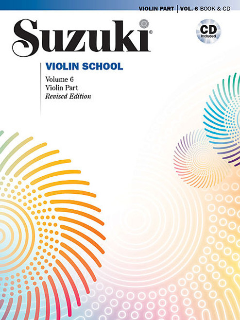 Suzuki Violin School Volume 6, Revised - Violin Part (with CD) [Alf:39270]