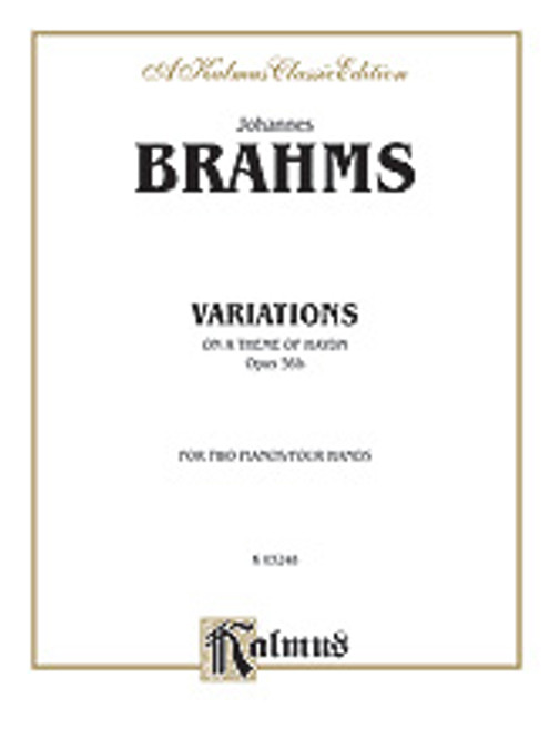 Brahms, Variations on a Theme of Haydn, Op. 56B (Original) [Alf:00-K03248]