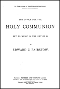 The Office for the Holy Communion [HL:14002454]