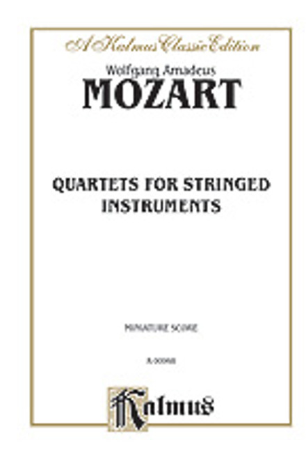 Mozart, String Quartets: K. 80, 155, 156, 157, 158, 159, 160, 168, 169, 170, 171, 172, 173 [Alf:00-K00968]