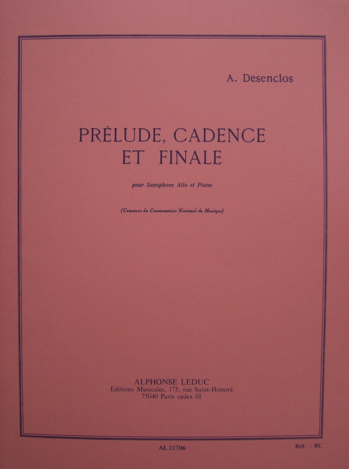 Desenclos, Prelude Cadence Et Finale [HL:48181794]