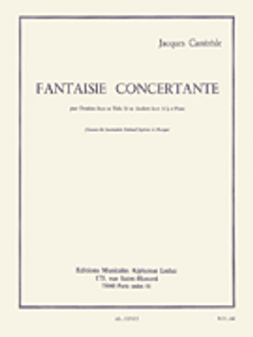 Fantaisie Concertante Pour Trombone Basse Ou Tuba Ut Ou Saxhorn Basse Sib Et Piano [HL:48182057]