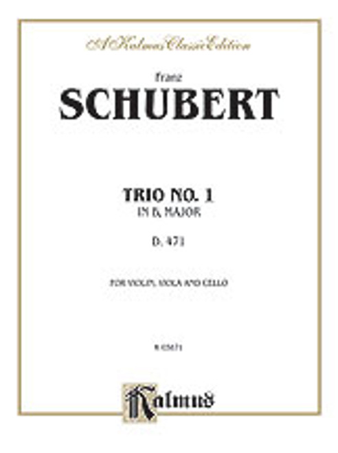 Schubert, Trio No. 1 in B-Flat Major [Alf:00-K03871]