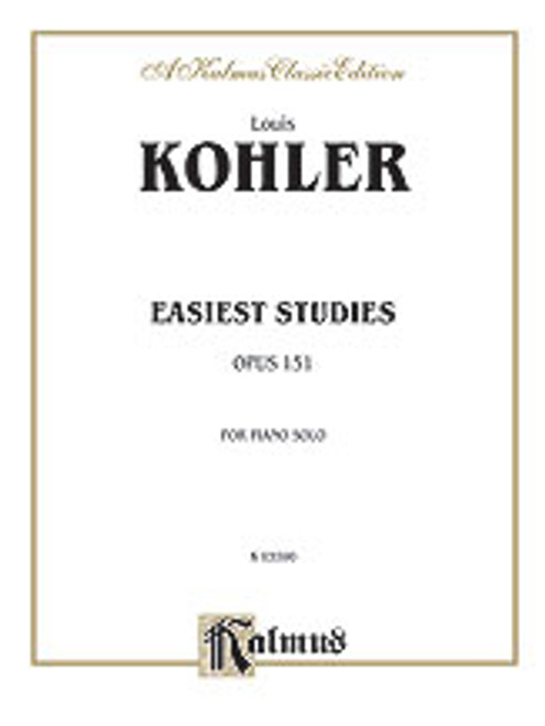 Kohler, Easiest Studies, Op. 151 [Alf:00-K03590]