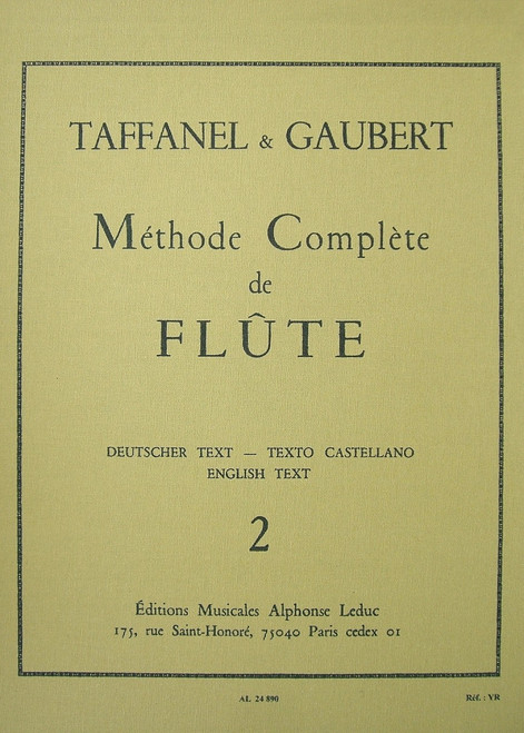 Methode De Flute [Led:AL24890]