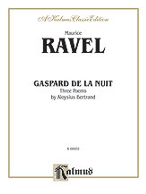Ravel, Gaspard de la nuit  [Alf:00-K09955]