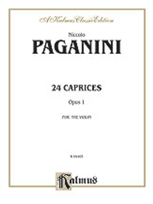 Pagani, Twenty-four Caprices, Op. 1  [Alf:00-K04405]