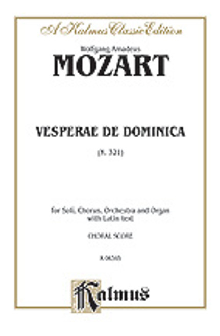 Mozart, Vesperae de Dominica, K. 321 [Alf:00-K06345]