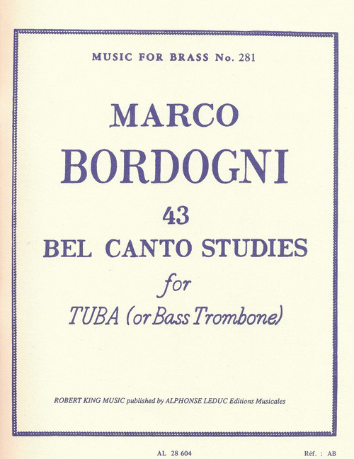 Bordogni, 43 Bel Canto Studies [Led:AL28604]