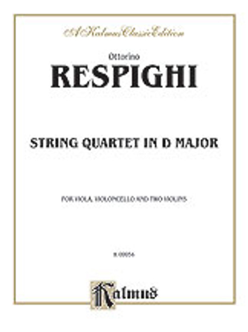 Respighi, String Quartet in D Major (1907) [Alf:00-K09954]