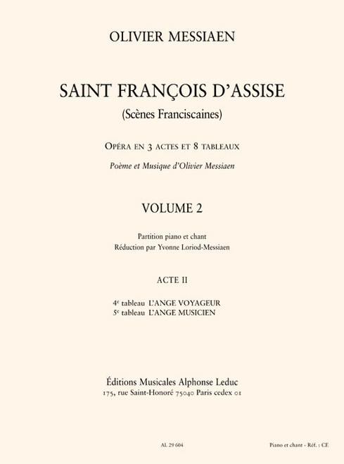 Messiaen, Saint Francois D'Assise [Led:AL29604]