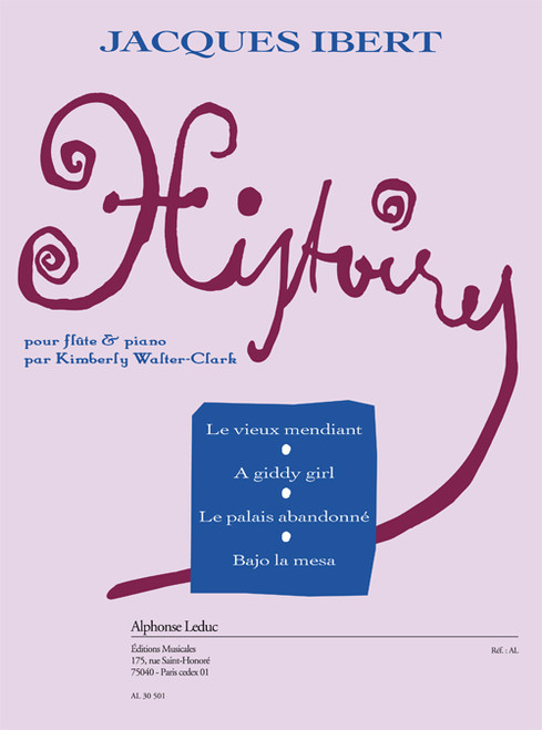 Ibert, Histoires (Vieux Mendiant/Giddy Girl/Palais Abandonne/ [Led:AL30501]