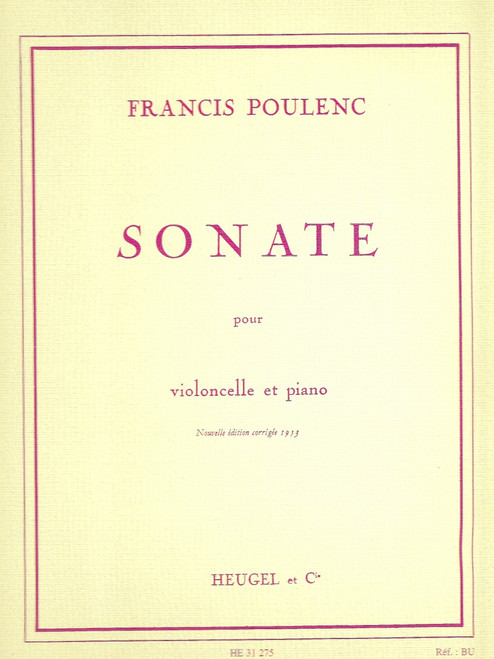 Poulenc, Sonate [Led:HE31275]