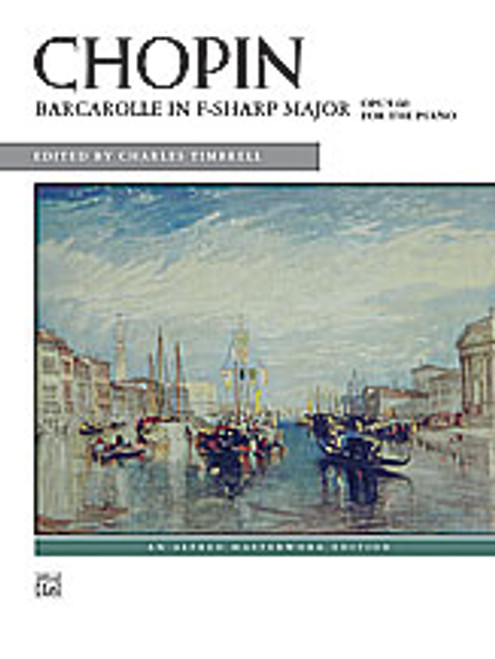 Chopin, Barcarolle in F-Sharp Major, Op. 60 [Alf:00-29109]