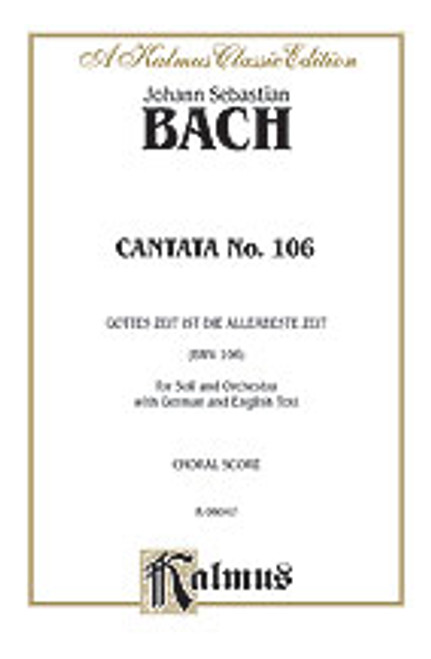 Bach, J.S. - Cantata No. 106 -- Gottes Zeit ist die allerbeste Aeit [Alf:00-K06047]