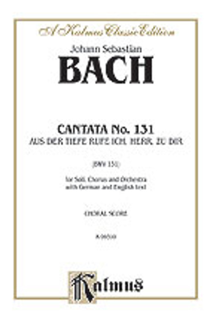 Bach, J.S. - Cantata No. 131 -- Aus der Tiefe rufe ich, Herr, zu dir [Alf:00-K09310]