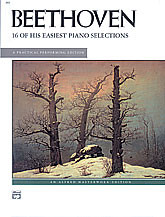 Beethoven: 16 Easiest Selections [Alf:00-383]