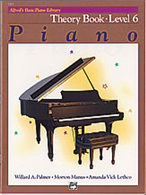 Alfred's Basic Piano Course: Theory Book 6 [Alf:00-2517]