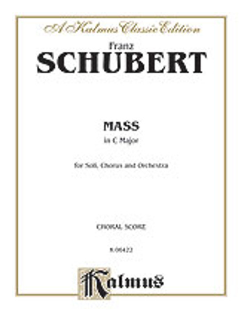 Schubert, Mass in C Major [Alf:00-K06422]