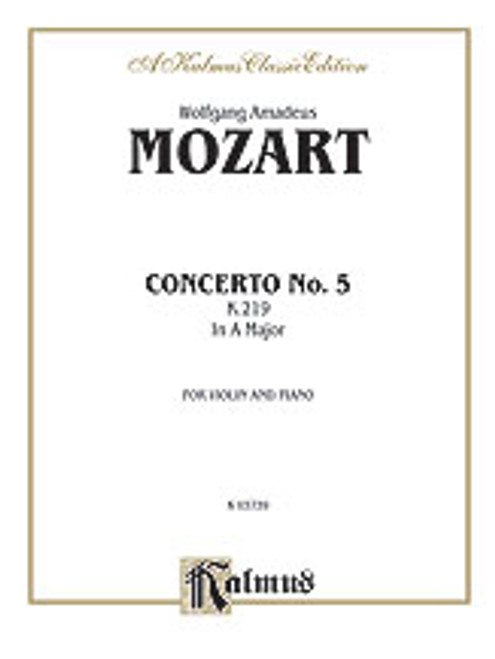 Mozart, Violin Concerto No. 5, K. 219 [Alf:00-K03739]