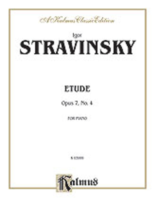 Stravinsky, Etude, Op. 7, No. 4 [Alf:00-K03999]