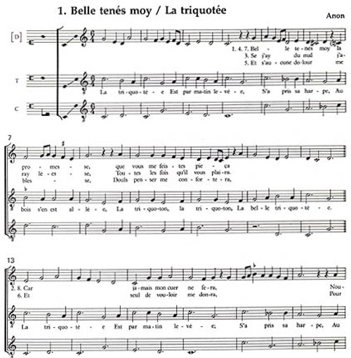 La Tricotee (2 settings) - 3 scores [Mag:EML0150]