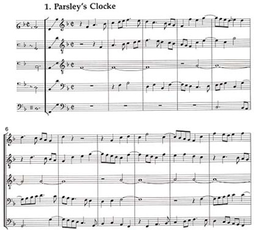 2 Pieces (Parsleys Clock and In Nomine) - set of scores [Mag:EML0177]