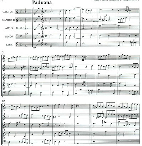 Paduana and Gagliarda - 5 scores [Mag:EML0201]