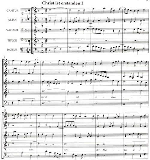 Christ ist Erstanden (2 settings) - 5 scores [Mag:EML0273]