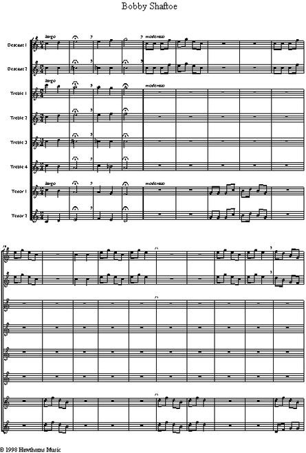 Bobby Shaftoe Variations, 7 contrasting versions -ScP [Mag:HARA127   ]