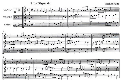 4 Pieces from Capricci in Musica (1564) -sc [LP:LPMIM01]