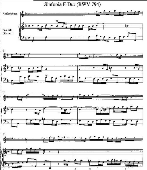 Bach, J.S. - Three Sinfonias, -ScP [Mag:MK00797.8]