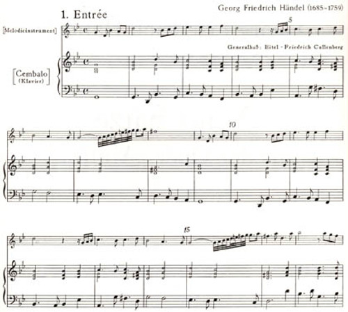 Handel, Nine Pieces from the Opera Almira -ScP [Mag:MK01034]