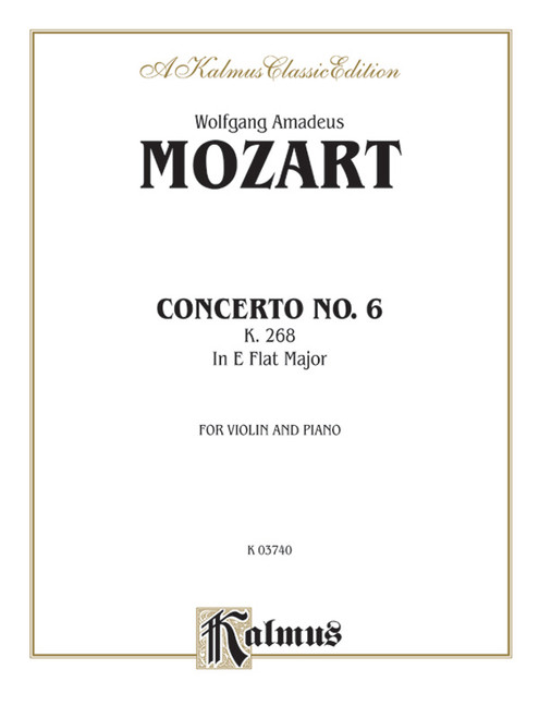 Violin Concerto No. 6, K. 268 [Alf:00-K03740]